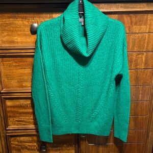The Limited Emerald Green          Cowl neck Sweater
